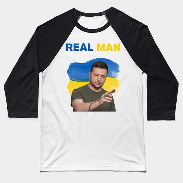 Zelensky Baseball T-Shirt by MBNEWS